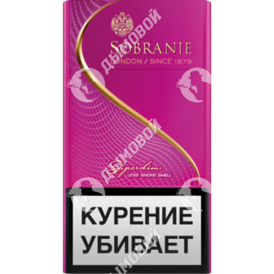 Сигареты Sobranie Superslims Pink