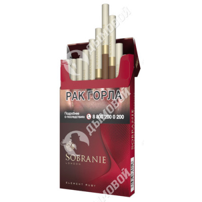 Сигареты Sobranie Element Ruby SuperSlims