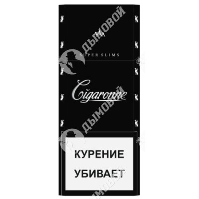 Сигареты Cigaronne Super Slims Black